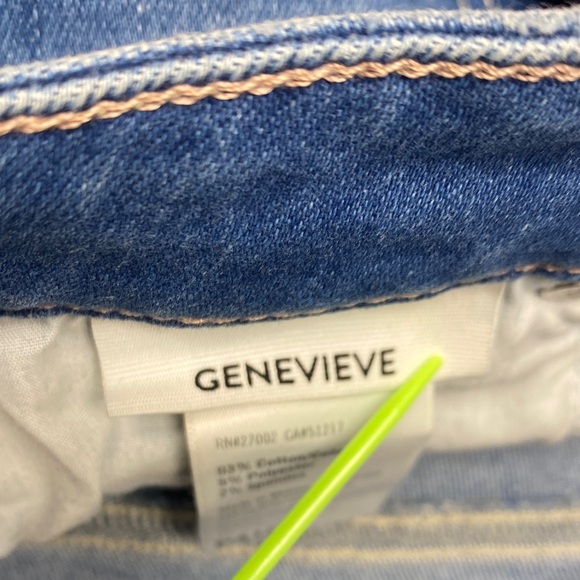 PAIGE Genevieve Flare Jeans | Petite 26 | High Rise Stretch Denim | 29” Inseam - Picture 15 of 16